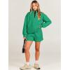 imageANRABESS Women 2 Piece Outfits Sweatshirt Shorts Sets 2024 Oversized Casual Lounge Sweat Set Sweatsuit Workout TracksuitGreen