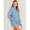 imageANRABESS Women 2 Piece Outfits Sweatshirt Shorts Sets 2024 Oversized Casual Lounge Sweat Set Sweatsuit Workout TracksuitGrey