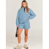 imageANRABESS Women 2 Piece Outfits Sweatshirt Shorts Sets 2024 Oversized Casual Lounge Sweat Set Sweatsuit Workout TracksuitGrey