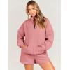 imageANRABESS Women 2 Piece Outfits Sweatshirt Shorts Sets 2024 Oversized Casual Lounge Sweat Set Sweatsuit Workout TracksuitPeach