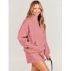 imageANRABESS Women 2 Piece Outfits Sweatshirt Shorts Sets 2024 Oversized Casual Lounge Sweat Set Sweatsuit Workout TracksuitPeach