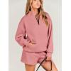 imageANRABESS Women 2 Piece Outfits Sweatshirt Shorts Sets 2024 Oversized Casual Lounge Sweat Set Sweatsuit Workout TracksuitPeach