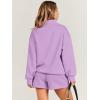 imageANRABESS Women 2 Piece Outfits Sweatshirt Shorts Sets 2024 Oversized Casual Lounge Sweat Set Sweatsuit Workout TracksuitPurple