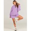 imageANRABESS Women 2 Piece Outfits Sweatshirt Shorts Sets 2024 Oversized Casual Lounge Sweat Set Sweatsuit Workout TracksuitPurple
