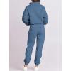 imageANRABESS Women 2 Piece Outfits Sweatsuit Oversized Half Zip Sweatshirt Jogger Sweatpants Tracksuit Lounge Set 2024 ClothesBlue