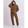 imageANRABESS Women 2 Piece Outfits Sweatsuit Oversized Half Zip Sweatshirt Jogger Sweatpants Tracksuit Lounge Set 2024 ClothesCoffee