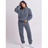 imageANRABESS Women 2 Piece Outfits Sweatsuit Oversized Half Zip Sweatshirt Jogger Sweatpants Tracksuit Lounge Set 2024 ClothesDark Grey
