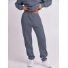 imageANRABESS Women 2 Piece Outfits Sweatsuit Oversized Half Zip Sweatshirt Jogger Sweatpants Tracksuit Lounge Set 2024 ClothesDark Grey