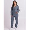 imageANRABESS Women 2 Piece Outfits Sweatsuit Oversized Half Zip Sweatshirt Jogger Sweatpants Tracksuit Lounge Set 2024 ClothesDark Grey