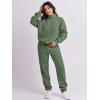 imageANRABESS Women 2 Piece Outfits Sweatsuit Oversized Half Zip Sweatshirt Jogger Sweatpants Tracksuit Lounge Set 2024 ClothesDeep Green