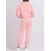 imageANRABESS Women 2 Piece Outfits Sweatsuit Oversized Half Zip Sweatshirt Jogger Sweatpants Tracksuit Lounge Set 2024 ClothesLight Pink