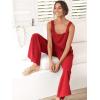 imageANRABESS Womens 2 Piece Outfits Linen Pants Jumpsuit Matching Lounge Set Casual Summer Beach Vacation Trendy Clothes Red XXLarge