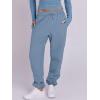 imageANRABESS Womens 2 Piece Sweatsuits Long Sleeve Tight Shirt Tops Joggers Fleece Sweatpants Sets 2024 Fall Sweat Lounge OutfitsGray Blue