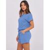 imageANRABESS Rompers for Women Summer 2025 Casual Dressy One Piece Tshirt Short Pants Jumpsuit Beach Vacation Outfit Clothes04 Sky