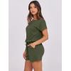 imageANRABESS Rompers for Women Summer 2025 Casual Dressy One Piece Tshirt Short Pants Jumpsuit Beach Vacation Outfit ClothesArmy Green