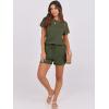 imageANRABESS Rompers for Women Summer 2025 Casual Dressy One Piece Tshirt Short Pants Jumpsuit Beach Vacation Outfit ClothesArmy Green