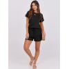 imageANRABESS Rompers for Women Summer 2025 Casual Dressy One Piece Tshirt Short Pants Jumpsuit Beach Vacation Outfit ClothesBlack