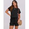 imageANRABESS Rompers for Women Summer 2025 Casual Dressy One Piece Tshirt Short Pants Jumpsuit Beach Vacation Outfit ClothesBlack