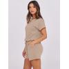 imageANRABESS Rompers for Women Summer 2025 Casual Dressy One Piece Tshirt Short Pants Jumpsuit Beach Vacation Outfit ClothesKhaki