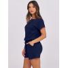imageANRABESS Rompers for Women Summer 2025 Casual Dressy One Piece Tshirt Short Pants Jumpsuit Beach Vacation Outfit ClothesNavy Blue