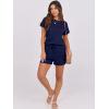 imageANRABESS Rompers for Women Summer 2025 Casual Dressy One Piece Tshirt Short Pants Jumpsuit Beach Vacation Outfit ClothesNavy Blue