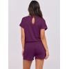 imageANRABESS Rompers for Women Summer 2025 Casual Dressy One Piece Tshirt Short Pants Jumpsuit Beach Vacation Outfit ClothesPurple