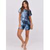 imageANRABESS Rompers for Women Summer 2025 Casual Dressy One Piece Tshirt Short Pants Jumpsuit Beach Vacation Outfit ClothesTie Dye Space