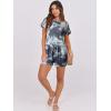 imageANRABESS Rompers for Women Summer 2025 Casual Dressy One Piece Tshirt Short Pants Jumpsuit Beach Vacation Outfit ClothesTie Dye Space Gray