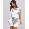 imageANRABESS Rompers for Women Summer 2025 Casual Dressy One Piece Tshirt Short Pants Jumpsuit Beach Vacation Outfit ClothesWhite Black