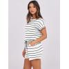 imageANRABESS Rompers for Women Summer 2025 Casual Dressy One Piece Tshirt Short Pants Jumpsuit Beach Vacation Outfit ClothesWhite Black
