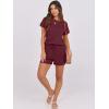 imageANRABESS Rompers for Women Summer 2025 Casual Dressy One Piece Tshirt Short Pants Jumpsuit Beach Vacation Outfit ClothesWine Red