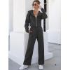 imageANRABESS Women 2 Piece Outfits Sweatsuit Zip Up Crop Hoodies SweatPants Lounge Matching Sweat Set 2024 Winter Trendy ClothesBlack