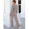imageANRABESS Women 2 Piece Outfits Sweatsuit Zip Up Crop Hoodies SweatPants Lounge Matching Sweat Set 2024 Winter Trendy ClothesCoffeegrey