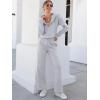 imageANRABESS Women 2 Piece Outfits Sweatsuit Zip Up Crop Hoodies SweatPants Lounge Matching Sweat Set 2024 Winter Trendy ClothesGrey