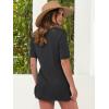 imageANRABESS Women Summer 2 Piece Outfits Knit Short Sets Casual Sweater Top ampamp Shorts Matching Lounge Set 2025 Beach ClothesBlack