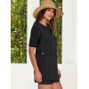 imageANRABESS Women Summer 2 Piece Outfits Knit Short Sets Casual Sweater Top ampamp Shorts Matching Lounge Set 2025 Beach ClothesBlack