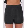 imageANRABESS Women Summer 2 Piece Outfits Knit Short Sets Casual Sweater Top ampamp Shorts Matching Lounge Set 2025 Beach ClothesBlack