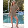 imageANRABESS Women Summer 2 Piece Outfits Knit Short Sets Casual Sweater Top ampamp Shorts Matching Lounge Set 2025 Beach ClothesCamel