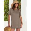 imageANRABESS Women Summer 2 Piece Outfits Knit Short Sets Casual Sweater Top ampamp Shorts Matching Lounge Set 2025 Beach ClothesCamel