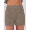 imageANRABESS Women Summer 2 Piece Outfits Knit Short Sets Casual Sweater Top ampamp Shorts Matching Lounge Set 2025 Beach ClothesCamel