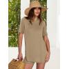 imageANRABESS Women Summer 2 Piece Outfits Knit Short Sets Casual Sweater Top ampamp Shorts Matching Lounge Set 2025 Beach ClothesLight Khaki