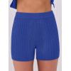 imageANRABESS Women Summer 2 Piece Outfits Knit Short Sets Casual Sweater Top ampamp Shorts Matching Lounge Set 2025 Beach ClothesNavy Blue