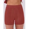 imageANRABESS Women Summer 2 Piece Outfits Knit Short Sets Casual Sweater Top ampamp Shorts Matching Lounge Set 2025 Beach ClothesRust