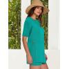 imageANRABESS Women Summer 2 Piece Outfits Knit Short Sets Casual Sweater Top ampamp Shorts Matching Lounge Set 2025 Beach ClothesSage