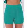 imageANRABESS Women Summer 2 Piece Outfits Knit Short Sets Casual Sweater Top ampamp Shorts Matching Lounge Set 2025 Beach ClothesSage