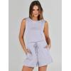 imageANRABESS Romper for Women Summer Dressy Casual 2025 Fashion Outfits Sleeveless Cute Cozy Lounge Short Jumpsuit Trendy ClothesBlue