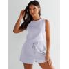 imageANRABESS Romper for Women Summer Dressy Casual 2025 Fashion Outfits Sleeveless Cute Cozy Lounge Short Jumpsuit Trendy ClothesBlue