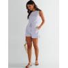 imageANRABESS Romper for Women Summer Dressy Casual 2025 Fashion Outfits Sleeveless Cute Cozy Lounge Short Jumpsuit Trendy ClothesBlue
