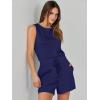 imageANRABESS Romper for Women Summer Dressy Casual 2025 Fashion Outfits Sleeveless Cute Cozy Lounge Short Jumpsuit Trendy ClothesNavy Blue