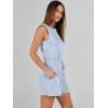 imageANRABESS Romper for Women Summer Dressy Casual 2025 Fashion Outfits Sleeveless Cute Cozy Lounge Short Jumpsuit Trendy ClothesSky Blue